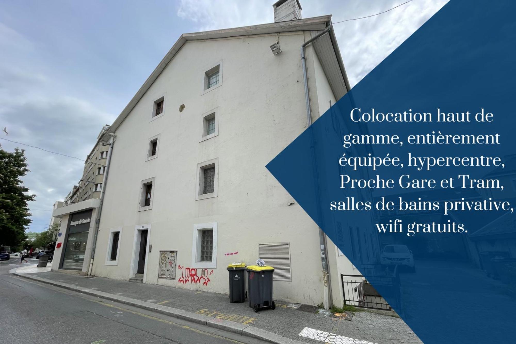 La Coloc Choco - Belle Colocation En Hypercentre / 5 Chambres Privees / Salle De Bains Privative / Proche Gare Et Tram / Wifi Et Netflix Annemasse Bagian luar foto